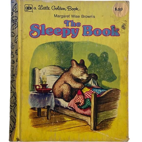 Little Golden Book The Sleepy Junk Journal Book Hardcover Margaret Wise Brown 81 - Picture 1 of 12